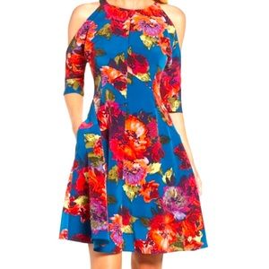 Maggy London Floral Dress size 4